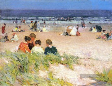  Impressionist Kunst - Durch den Ufer Impressionisten Strand Edward Henry Potthast